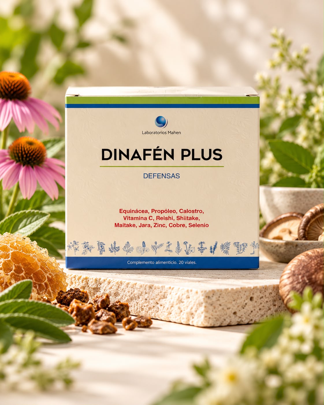 Dinafén Plus / 20 viales